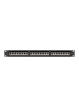 LANBERG Patchpanel 24 port 1U KAT6A EK. PPSA-1024-B Czarny