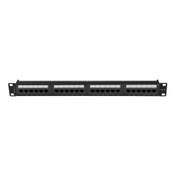 LANBERG Patchpanel 24 port 1U KAT6A PPUA-1024-B Czarny 