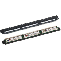 Q-LANTEC Patchpanel UTP kat.6 19 cali 1U 24xRJ45 LSA 