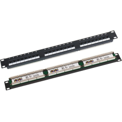 Q-LANTEC Patchpanel UTP kat.6 19 cali 1U 24xRJ45 LSA 