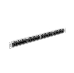 LANBERG Patch Panel 24 Port 1U Kat.6 szary 