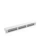 LANBERG Patch Panel 24 Port 1U Kat.6 szary ekranowany 
