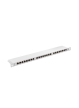 LANBERG Patch Panel 24 Port 0.5U Kat.6 szary ekranowany 