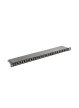 LANBERG Patch Panel 24 Port 0.5U Kat.5E czarny ekranowany 