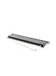 LANBERG Patch Panel 24 Port 0.5U Kat.5E czarny ekranowany 
