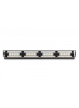 Digitus Panel krosowy (patch panel) 19'' 24x RJ45, LSA pion, kat.6, nieekranowany, 1U, prowadnica kabli, pola opisowe, Czarny
