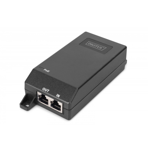 Adapter PoE Digitus DN-95103-3 55V 30W 2-portowy RJ-45 1Gb/s czarny