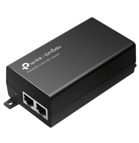 Adapter PoE TP-LINK POE260S 30W 2-portowy RJ-45 2,5Gb/s czarny
