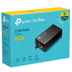 Adapter PoE TP-LINK POE260S 30W 2-portowy RJ-45 2,5Gb/s czarny