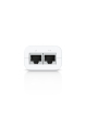 Adapter PoE UBIQUITI U-PoE 48V 15W 2-portowy RJ-45 1Gb/s biały