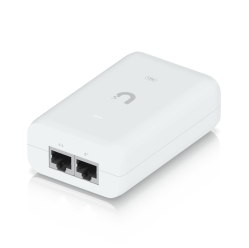 Adapter PoE UBIQUITI U-PoE+ 30W 2-portowy RJ-45 1Gb/s biały