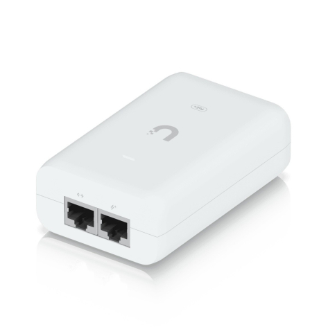 Adapter PoE UBIQUITI U-PoE+ 30W 2-portowy RJ-45 1Gb/s biały
