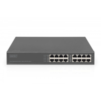 Adapter PoE Digitus DN-95118 54V 250W 16-portowy RJ-45 1Gb/s PoE++ 