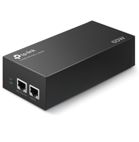 Adapter PoE TP-LINK POE170S PoE++ 2-portowy RJ-45 1Gb/s czarny