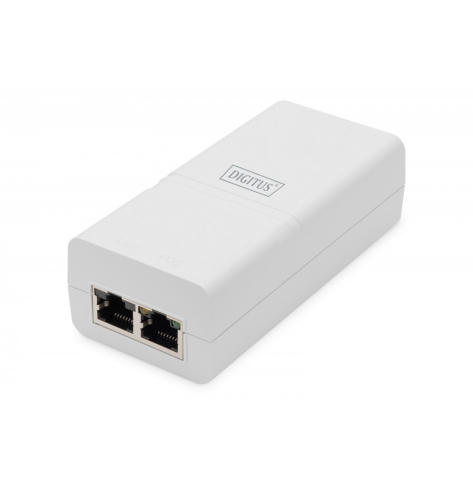 Adapter PoE Digitus DN-95132 52V 30W 2-portowy RJ-45 1Gb/s biały