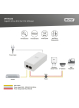 Adapter PoE Digitus DN-95132 52V 30W 2-portowy RJ-45 1Gb/s biały