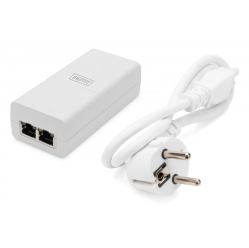Adapter PoE Digitus DN-95132 52V 30W 2-portowy RJ-45 1Gb/s biały