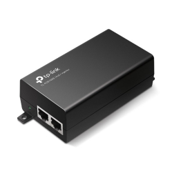Adapter PoE TP-LINK POE160S PoE+ 2-portowy RJ-45 1Gb/s czarny