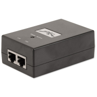 Adapter PoE UBIQUITI POE-48-24W 48V 24W 2-portowy RJ-45 100Mb/s czarny