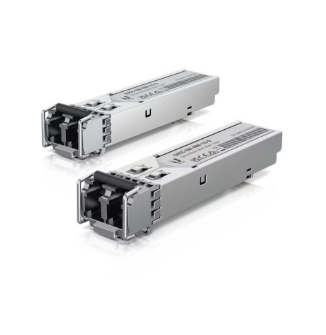 Moduł SFP UBIQUITI UACC-OM-MM-1G-D-2 Światłowód wielomodowy LC 1.25Gb/s 550m 850nm