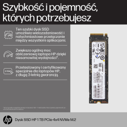 HP 1TB PCIe NVMe M.2 SSD