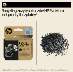 Tusz HP 924e EvoMore Black Original Ink Cartridge