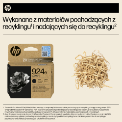 Tusz HP 924e EvoMore Black Original Ink Cartridge