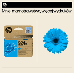 Tusz HP 924e EvoMore Cyan Original Ink Cartridge