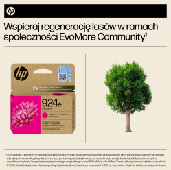 Tusz HP 924e EvoMore Magenta Original Ink Cartridge