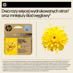 Tusz HP 924e EvoMore Yellow Original Ink Cartridge