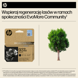 Tusz HP 937e EvoMore Black Original Ink Cartridge