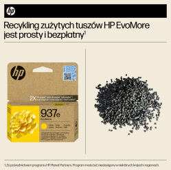 Tusz HP 937e EvoMore Yellow Original Ink Cartridge
