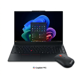 Zestaw laptop LENOVO ThinkPad E16 G4 16 WUXGA Ultra 5-325 16GB 512GB BK FPR W11P + mysz Lenovo Thinkpad