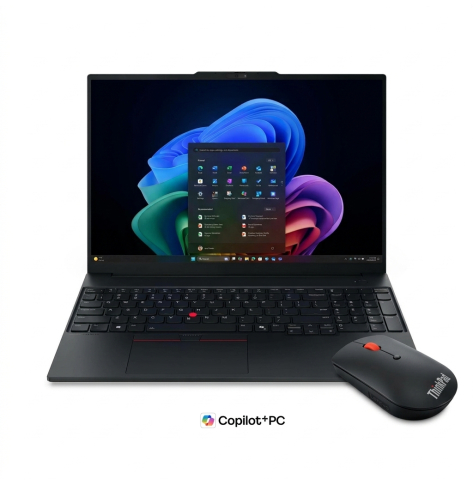 Zestaw laptop LENOVO ThinkPad E16 G4 16 WUXGA Ultra 5-325 16GB 512GB BK FPR W11P + mysz Lenovo Thinkpad