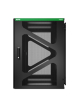 APC NetShelter 18U Wallmount Rack Enclosure Cabinet Side Mount UPS Depth