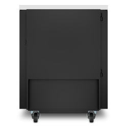 APC NetShelter CX Secure Soundproof Server Room in a Box Enclosure Shock Packaging Rack cabinet with white 18U 19
