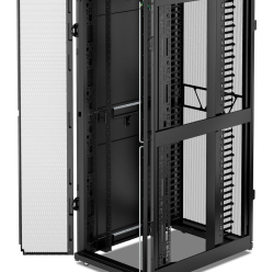 APC NetShelter SX Rack cabinet 1991H x 750W x 1070D mm with sides floor-standing Black 42U 19 TAA Compliant