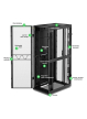 Szafa serwerowa APC AR3347B2 NetShelter SX 19 48U 2258x750x1200 mm with Sides floor-standing TAA czarny