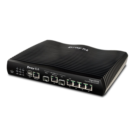 DRAYTEK Vigor 2928 Dual WAN 10GbE SFP+/RJ-45 / WAN Failover / LoadBalance / 50xVPN / 8xVLAN