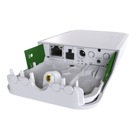 MIKROTIK RBwAPR-2nD&R11e-LTE wAP LTE kit - 802.11b/g/n weatherproof wireless access point with 3/4G LTE modem 10/100 Ethernet