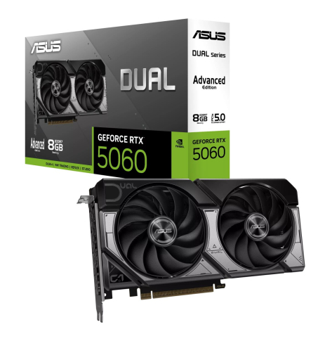 Asus Dual GeForce RTX 5060 8GB GDDR7 OC Edition Advanced