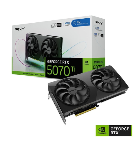 PNY GeForce RTX 5070 Ti OC 2F 16GB VCG5070T16DFSXPB1-O
