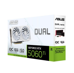 Asus GeForce RTX 5060 TI DUAL OC WHITE 16GB GDDR7 128 BIT DP