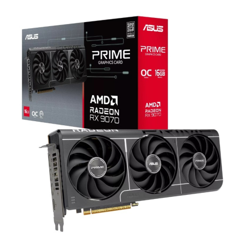 Asus Radeon RX 9070 PRIME EVO OC 16 GB GDDR6 256bit DP/HDMI