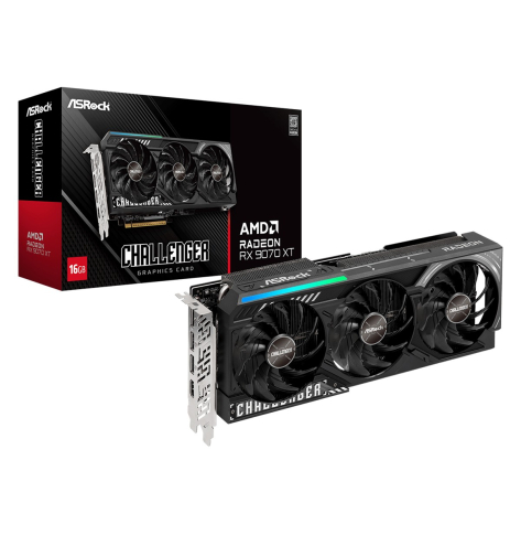 ASRock Radeon RX 9070 XT CHALLENGER 16GB GDDR6 256bit 3DP/HDMI