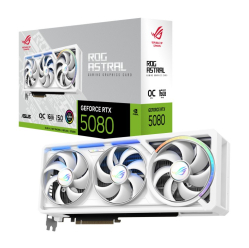 Asus GeForce RTX 5080 ROG ASTRAL OC GDDR7 256bit 2HDMI/3DP biała