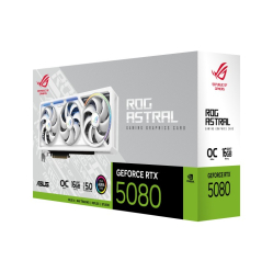 Asus GeForce RTX 5080 ROG ASTRAL OC GDDR7 256bit 2HDMI/3DP biała