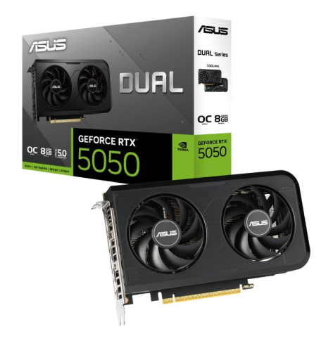 Asus GeForce RTX 5050 DUAL 8GB OC GDDR6 128BIT 3DP/HDMI