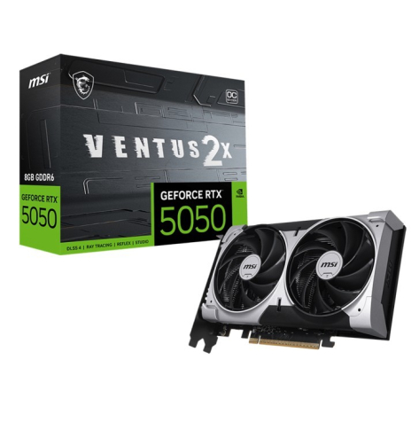 MSI GeForce RTX 5050 8GB VENTUS 2X OC GDDR6 128BIT DP/HDMI