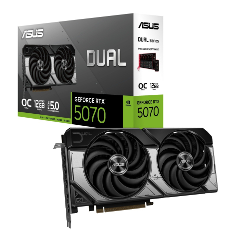 Asus GeForce RTX 5070 DUAL 12GB GDDR7 192BIT HDMI/3DP